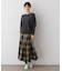 【洗える】ウールブレンド後ろボタンニット
