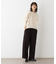 【洗える】クルーネックワイドニット