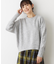 【洗える】クルーネックワイドニット