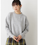 【洗える】クルーネックワイドニット