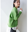 【洗える】クルーネックワイドニット