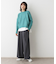 【洗える】クルーネックワイドニット