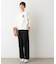【セットアップ可/洗える】ドライタッチジョーゼットリラクシーパンツ