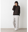 【セットアップ可/洗える】ドライタッチジョーゼットリラクシーパンツ