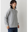 【洗える】ハーフジップ裏毛