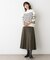 【洗える】ツイードフレアスカート