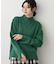 【洗える】センタータックラインハイネックニット