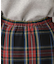 【洗える】チェック柄起毛フレアスカート