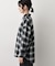 【洗える】起毛オンブレーチェック柄シャツ