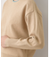 【洗える】カシミヤブレンドスウェットライクニット