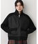 【洗える】異素材ミックスジップブルゾン