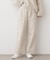 【セットアップ可/洗える】メルトンリラクシーパンツ