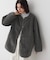 【2WAY】フェイクムートンコート