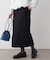 【洗える/ウエストゴム】Iラインイージースカート