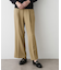 【洗える】マットドレープニーハイフレアパンツ