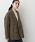 【洗える】ウール混リバーメルトンコート