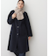 【洗える】ウール混リバーメルトンロングコート