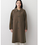 【洗える】ウール混リバーメルトンロングコート