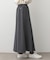 【ウエストゴム/洗える】ダンボールコットンフレアスカート