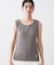 【洗える】リブスクエアタンクトップ