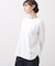 【洗える】シャツテールロングTシャツ