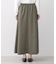 【ウエストゴム/洗える】フィブリルソフトAラインスカート
