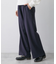 【帯電防止/洗える】ストレッチツイルワイドパンツ