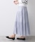 【ウエストゴム/洗える】インドコットンティアードスカート