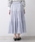 【ウエストゴム/洗える】インドコットンティアードスカート