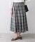 【ウエストゴム/洗える】映えチェック柄スカート