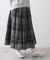 【ウエストゴム/洗える】映えチェック柄スカート