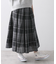 【ウエストゴム/洗える】映えチェック柄スカート