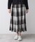 【ウエストゴム/洗える】映えチェック柄スカート