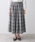 【ウエストゴム/洗える】映えチェック柄スカート