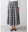 【ウエストゴム/洗える】映えチェック柄スカート