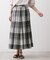 【ウエストゴム/洗える】映えチェック柄スカート