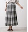 【ウエストゴム/洗える】映えチェック柄スカート