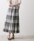 【ウエストゴム/洗える】映えチェック柄スカート