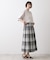 【ウエストゴム/洗える】映えチェック柄スカート