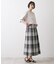 【ウエストゴム/洗える】映えチェック柄スカート