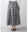 【ウエストゴム/洗える】映えチェック柄スカート