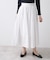 【洗える】タックギャザーフレアスカート
