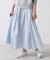 【洗える】タックギャザーフレアスカート