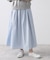 【洗える】タックギャザーフレアスカート