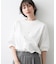 【360度可愛い・洗える】バックヘンリーカットソー5分袖