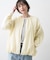 【洗える】コットンナイロンバルーンヘムブルゾン