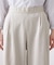 【セットアップ可/洗える】リネンライクワイドパンツ