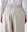 【セットアップ可/洗える】リネンライクワイドパンツ