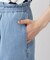 【洗える】綿麻ドロストライトデニムパンツ