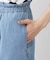 【洗える】綿麻ドロストライトデニムパンツ